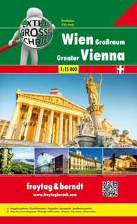 Produktbild: Wien Großraum Riesenatlas, Städteatlas 1:15.000