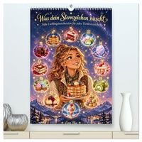 Produktbild: Was dein Sternzeichen nascht (hochwertiger Premium Wandkalender 2027 DIN A2 hoch), Kunstdruck in Hochglanz