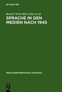 Produktbild: Sprache in den Medien nach 1945