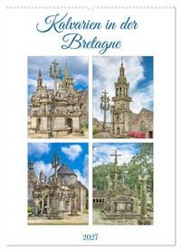Produktbild: Kalvarien in der Bretagne (Wandkalender 2027 DIN A2 hoch), CALVENDO Monatskalender