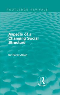 Produktbild: Aspects of a Changing Social Structure