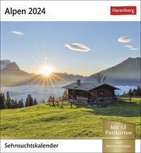 Bild vom Artikel Alpen Sehnsuchtskalender 2024. 53 Postkarten in einem Fotokalender für Bergfreunde. Beeindruckende Panoramen in einem Kalender zum Aufstellen vom Autor 