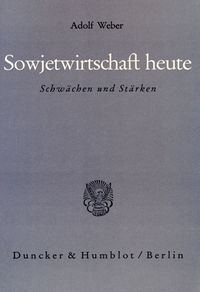 Produktbild: Sowjetwirtschaft heute.