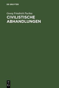 Produktbild: Civilistische Abhandlungen