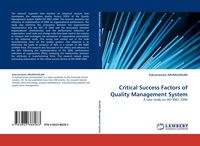 Produktbild: Critical Success Factors of Quality Management System