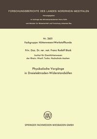 Produktbild: Physikalische Vorg&auml;nge in Dreielektroden-Widerstands&ouml;fen