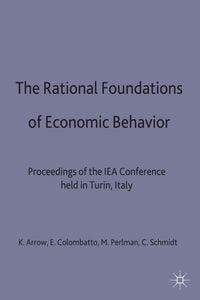 Produktbild: The Rational Foundations of Economic Behaviour