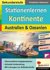 Stationenlernen Kontinente / Australien & Ozeanien Friedhelm Heitmann