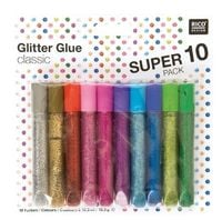 Produktbild: GLITTER GLUE CLASSIC 10 TUBEN