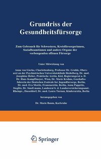 Produktbild: Grundriss der Gesundheitsf&uuml;rsorge