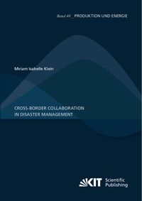 Produktbild: Cross-Border Collaboration in Disaster Management
