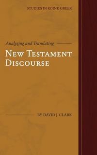 Produktbild: Analyzing and Translating New Testament Discourse