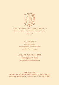Produktbild: Die Entwicklung des Chemischen Pflanzenschutzes und ihre Auswirkungen / Toxikologische Probleme im Pflanzenschutz