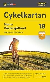 Produktbild: Cykelkartan Blad 18 Norra V&auml;sterg&ouml;tland 1:90000