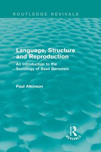 Produktbild: Language, Structure and Reproduction (Routledge Revivals)