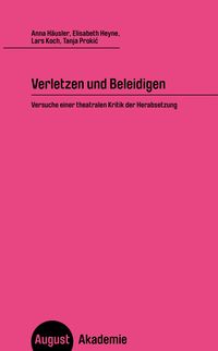 Produktbild: Verletzen und Beleidigen