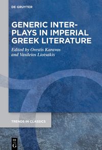 Produktbild: Generic Interplays in Imperial Greek Literature