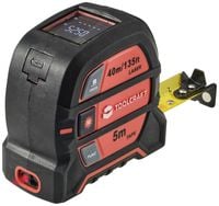 Produktbild: TOOLCRAFT 2 in 1 Laser-Entfernungsmesser Max. 40m mit Ma&szlig;band