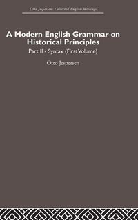 Produktbild: A Modern English Grammar on Historical Principles
