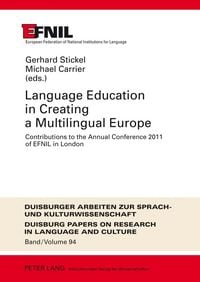 Produktbild: Language Education in Creating a Multilingual Europe