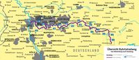KOMPASS Fahrrad-Tourenkarte Ruhrtalradweg 1:50.000