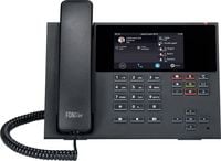 Produktbild: Auerswald COMfortel D-400 Schnurgebundenes Telefon, VoIP Anrufbeantworter, Freisprechen, PoE, Headsetanschluss Touch-Farbdisplay Schwarz