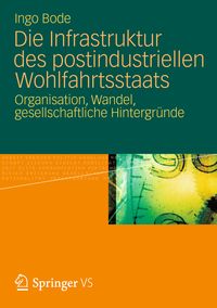 Produktbild: Die Infrastruktur des postindustriellen Wohlfahrtsstaats