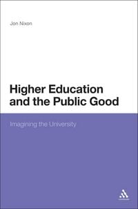 Produktbild: Higher Education and the Public Good