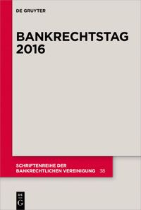 Produktbild: Bankrechtstag 2016