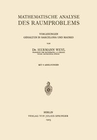 Produktbild: Mathematische Analyse des Raumproblems