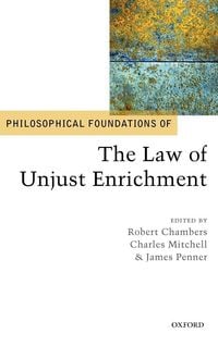 Produktbild: Philosophical Foundations of the Law of Unjust Enrichment