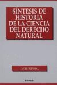 Produktbild: S&iacute;ntesis de historia de la ciencia del derecho natural