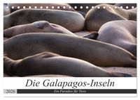 Produktbild: Galapagos-Inseln - Ein Paradies f&uuml;r Tiere (Tischkalender 2026 DIN A5 quer), CALVENDO Monatskalender