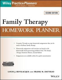 Produktbild: Family Therapy Homework Planner, 2nd Edition