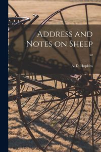 Produktbild: Address and Notes on Sheep; 30