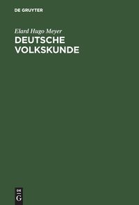 Produktbild: Deutsche Volkskunde