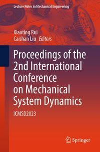 Produktbild: Proceedings of the 2nd International Conference on Mechanical System Dynamics