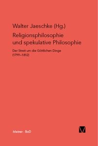 Produktbild: Religionsphilosophie und spekulative Theologie