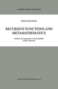 Produktbild: Recursive Functions and Metamathematics