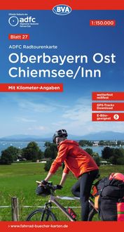 Produktbild: BVA ADFC Radtourenkarte Oberbayern Ost Chiemsee/Inn 1:150.000