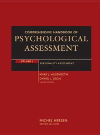 Produktbild: Comprehensive Handbook of Psychological Assessment, Volume 2