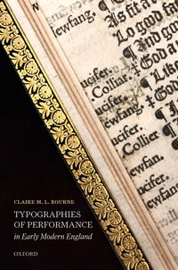 Produktbild: Typographies of Performance in Early Modern England