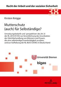Produktbild: Mutterschutz (auch) f&uuml;r Selbst&auml;ndige?