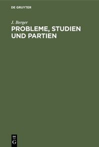 Produktbild: Probleme, Studien und Partien