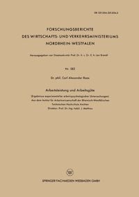 Produktbild: Arbeitsleistung und Arbeitsg&uuml;te