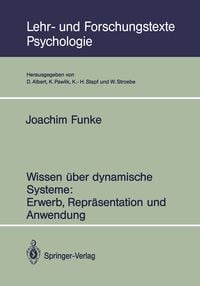 Produktbild: Wissen &uuml;ber dynamische Systeme: Erwerb, Repr&auml;sentation und Anwendung