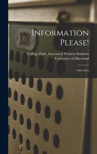 Produktbild: Information Please!: 1963-1964
