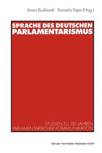 Produktbild: Sprache des deutschen Parlamentarismus