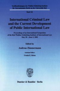 Produktbild: International Criminal Law and the Current Development of Public International Law.