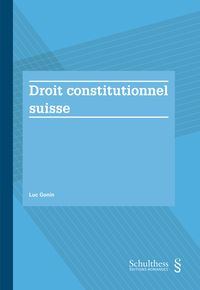 Produktbild: Droit constitutionnel suisse